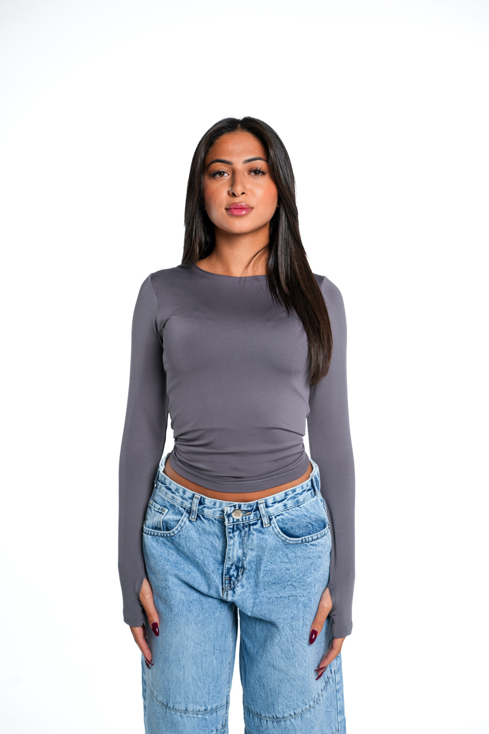 LONG SLEEVE CONTOURING BASIC TOP