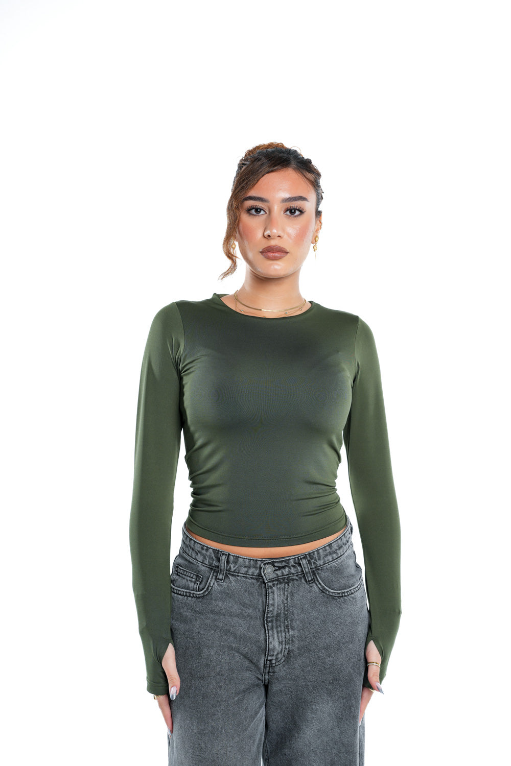 LONG SLEEVE CONTOURING BASIC TOP