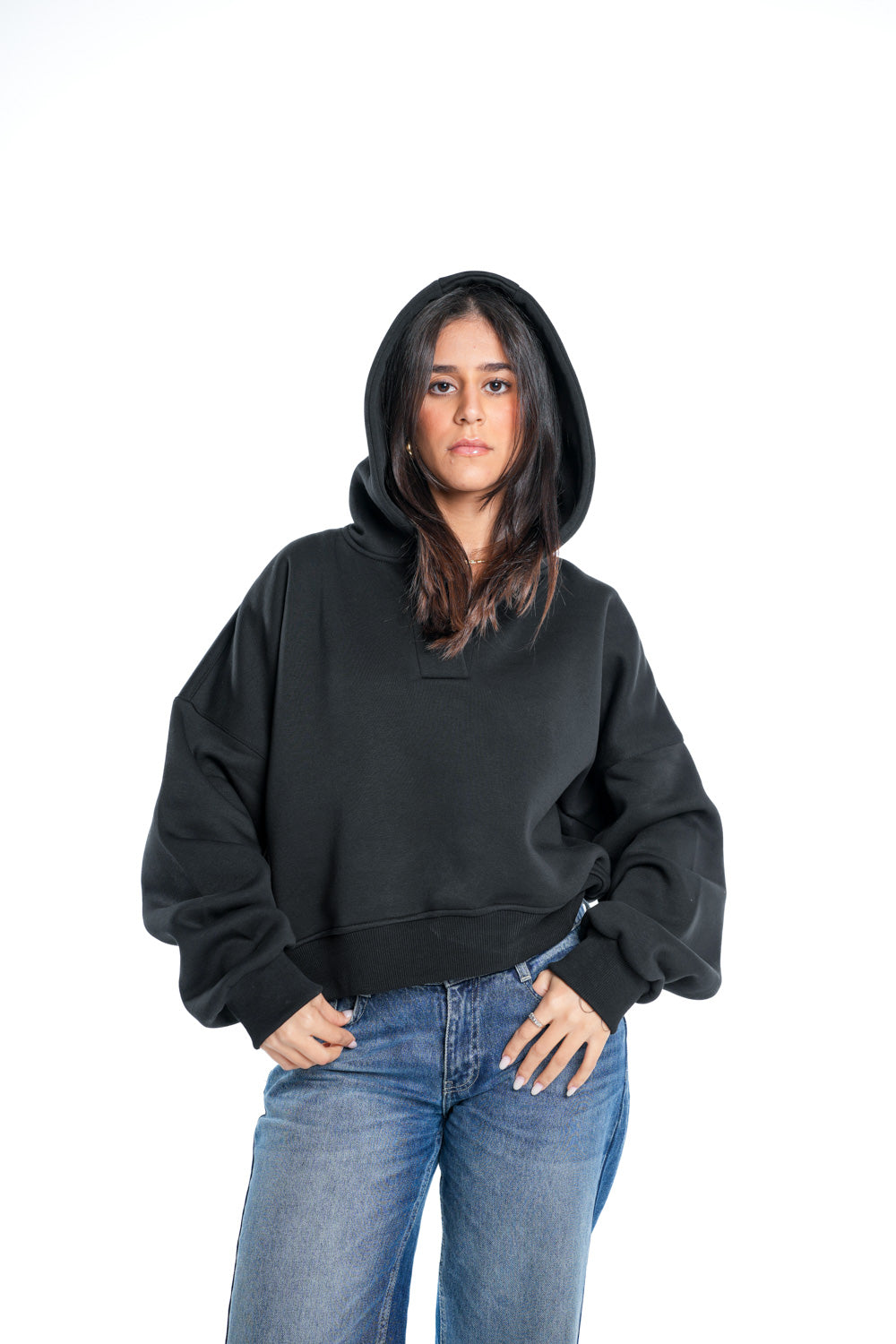 CROPPED HOODIE