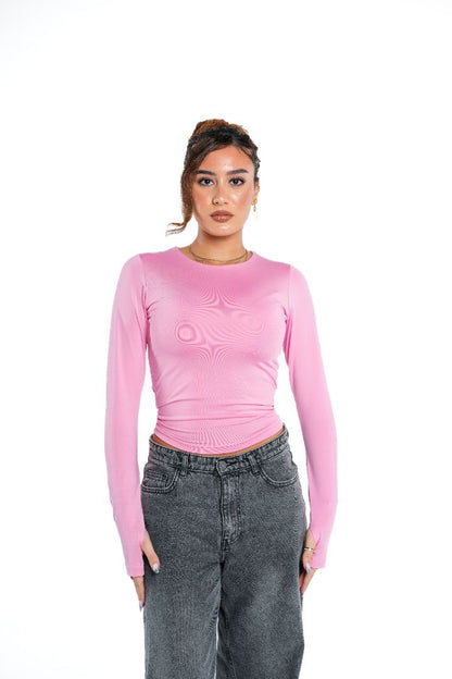 LONG SLEEVE CONTOURING BASIC TOP